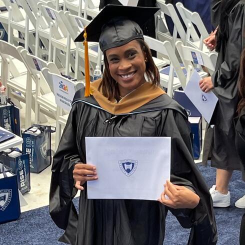 Michelle Borde at 2024 Commencement