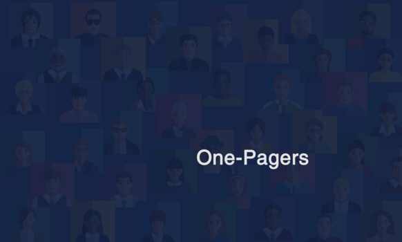 One-pagers